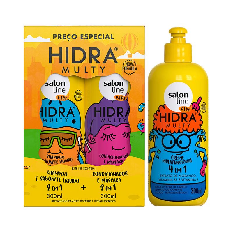 Kit-Shampoo---Condicionador-Hidra-Multy-Kids-Salon-Line-300ml-9900000047806