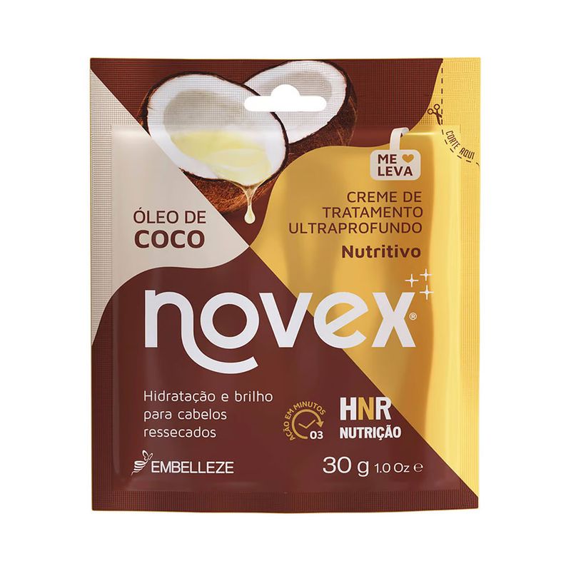 Sache-de-Creme-de-Tratamento-Novex-Oleo-de-Coco-30g-7896013504948