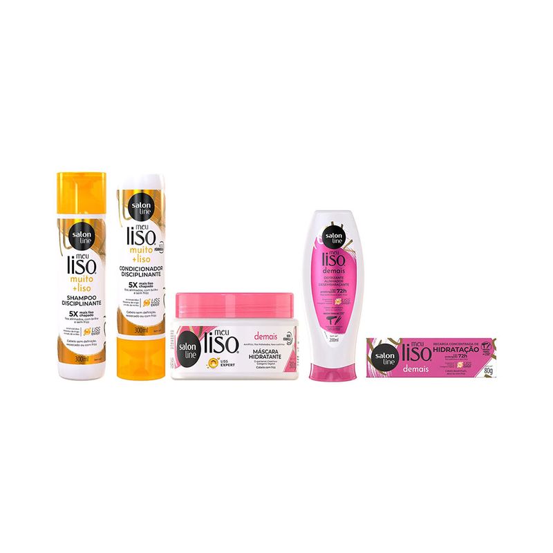 Kit-Salon-Line-Meu-Liso-Shampoo---Condicionador---Mascara---Protetor-Termico---Recarga-de-Hidratacao-9900000047831