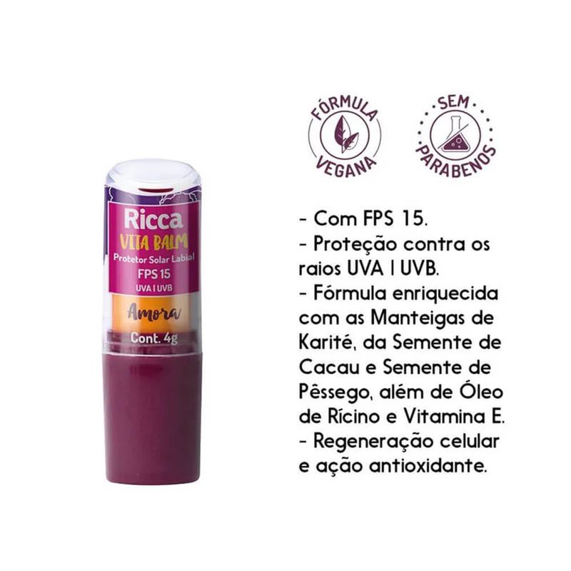 Protetor-Solar-Labial-Ricca-Amora-FPS-15-4g---7897517937904---img04