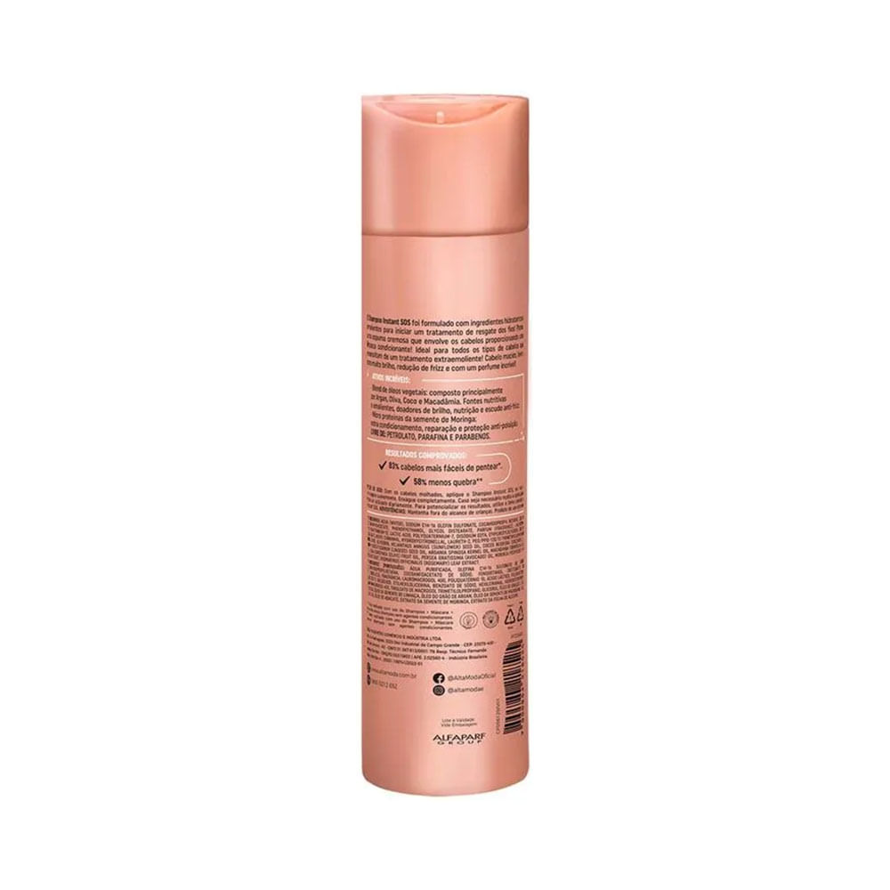 Shampoo Alta Moda Nutri-Reconstrutor Instant SOS 250ml - Ikesaki -  Perfumaria Online e Cosméticos