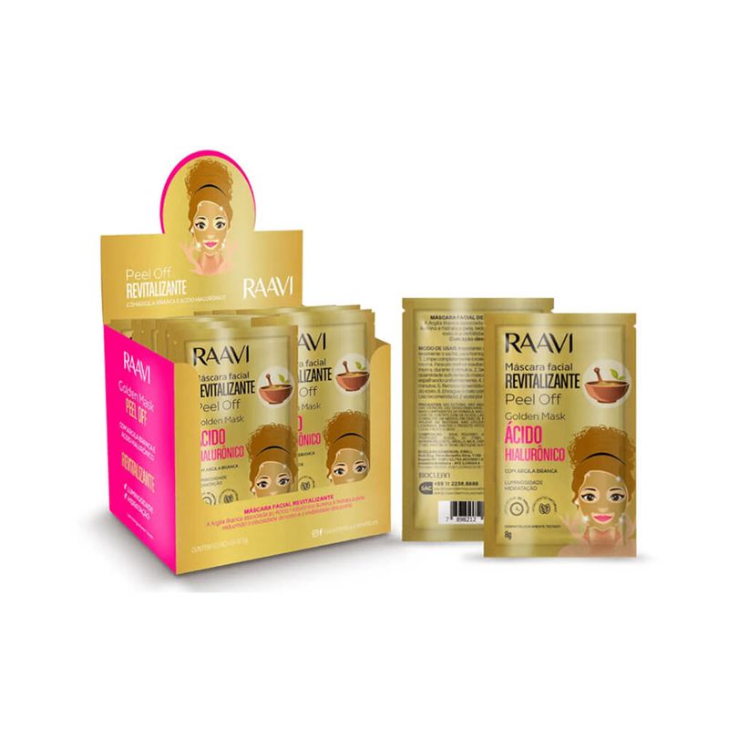 Mascara-Facial-Raavi-Revitalizante-Peel-Off-Golden-Mask-com-Acido-Hialuronico-8g---7898212285529---img02