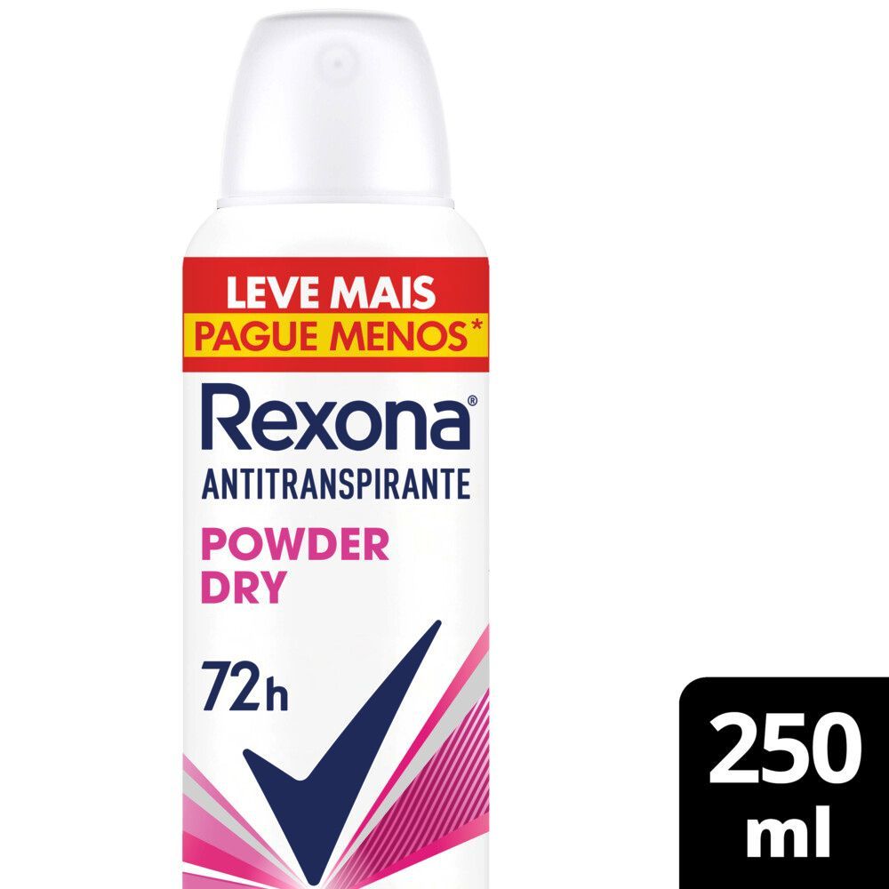 Desodorante Aerosol Antitranspirante Rexona Power Dry 250ml - Ikesaki