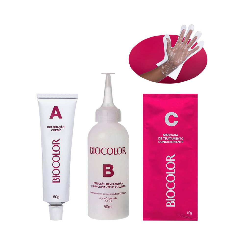 Coloração Biocolor Preto Peça-Chave 1.0 - Ikesaki
