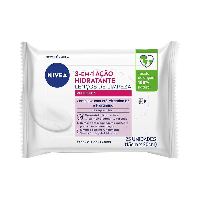 Lenco-Facial-Demaquilante-NIVEA-3-Em-1-Hidratante-Rosa-25-Unidades_4006000005447_img01