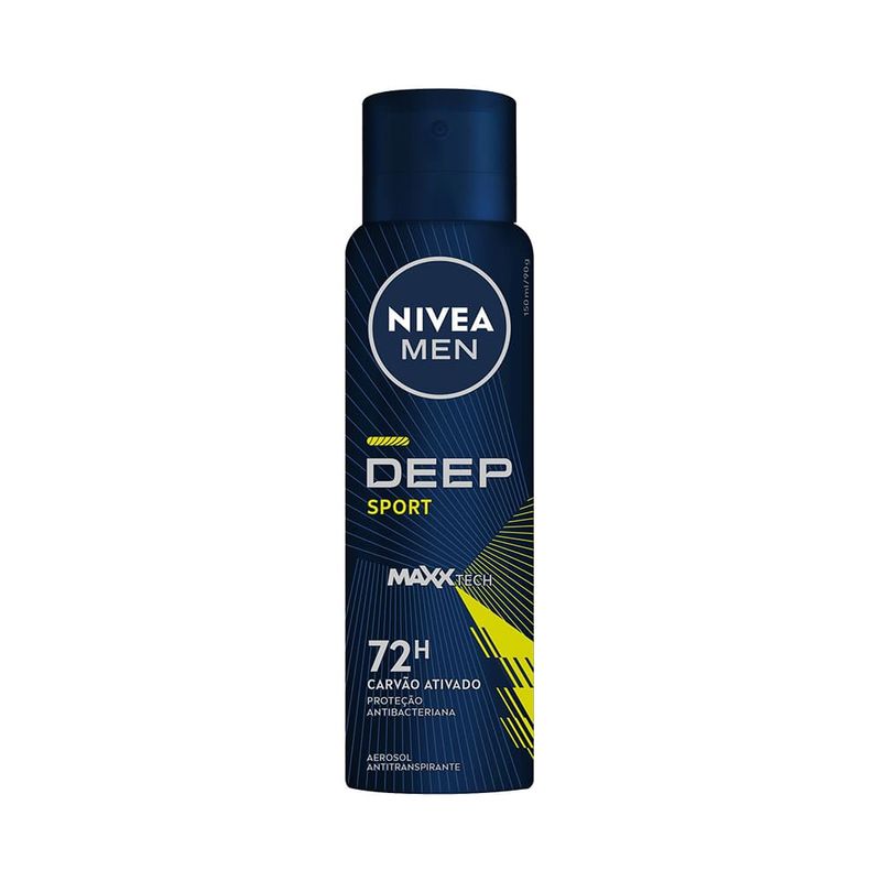 Desodorante-Antitranspirante-Nivea-Men-Aerossol-Deep-Sport-MaxxTech-Carvao-Ativado-150ml_4006000104164_img01