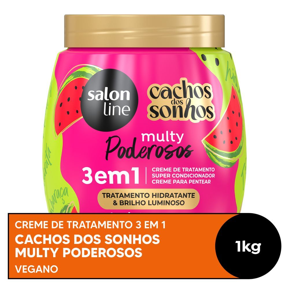 Creme de Tratamento Cachos dos Sonhos Multy Poderosos Ação