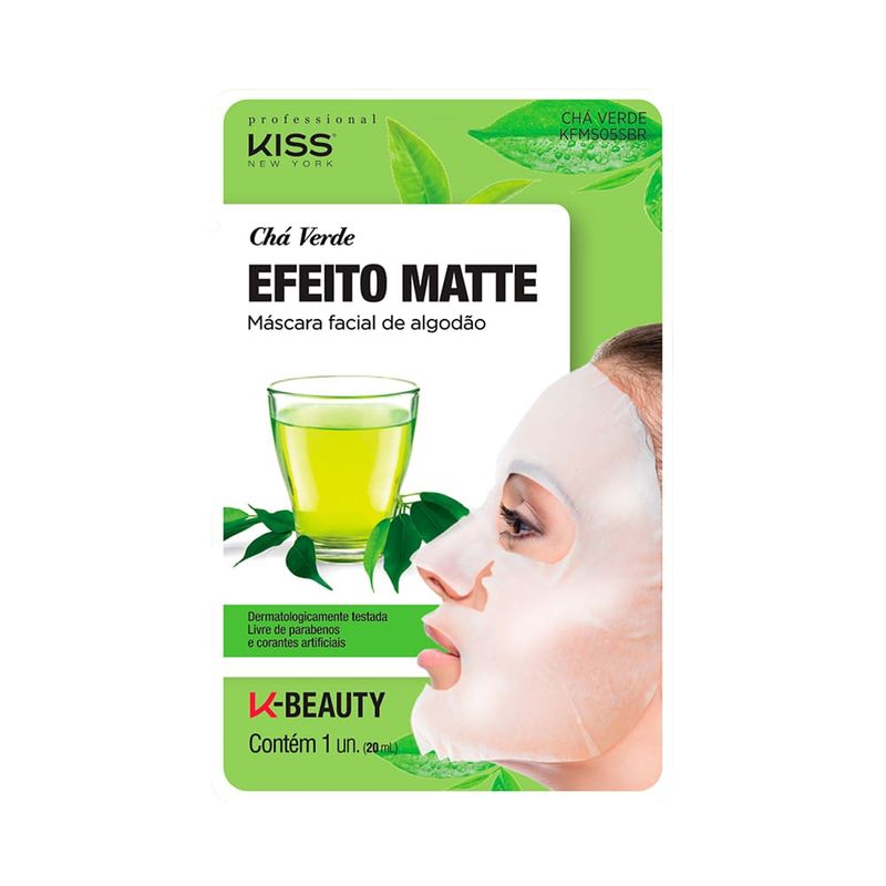 Mascara-Facial-Kiss-New-York---Efeito-Matte-Cha-Verde_731509731323_img01