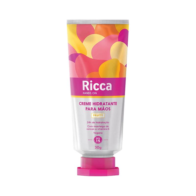 Creme-para-Maos-Ricca-FPS15-Fruity-30g---7897517928094---img01