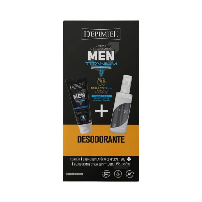 Kit-Depimiel-Creme-Depilatorio-Corporal-Men-120g---Desodorante-Spray-Zephy-100ml---7794728013116---img01