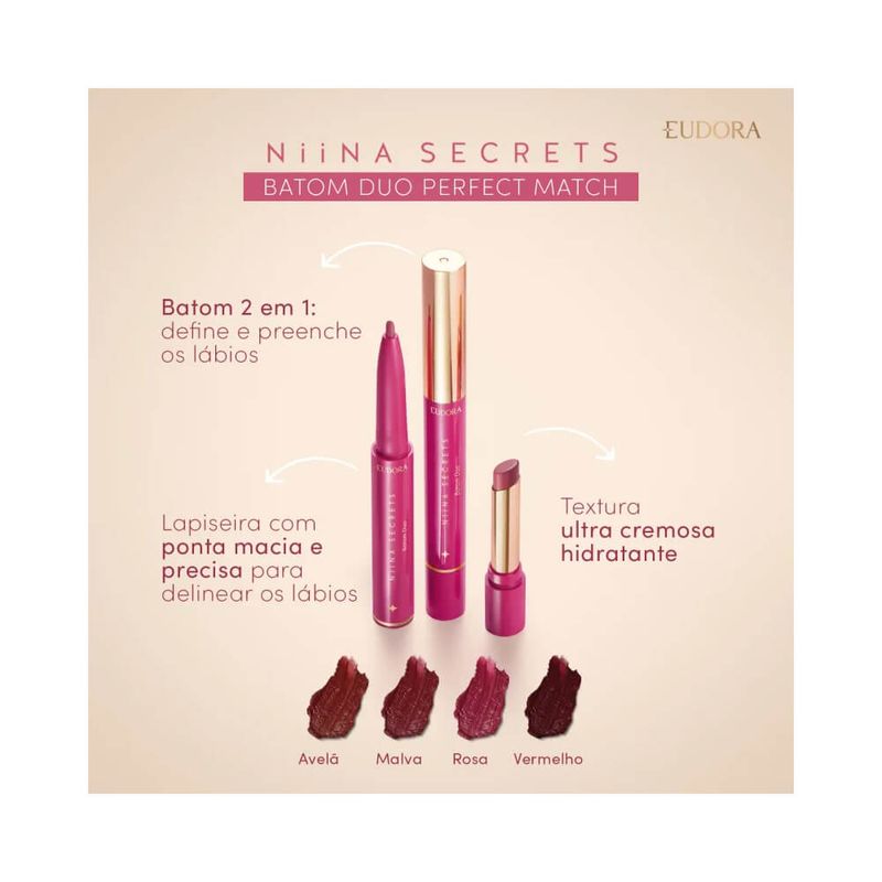 Batom-Niina-Secrets-Duo-Perfect-Match-Avela---7891033598885---img02
