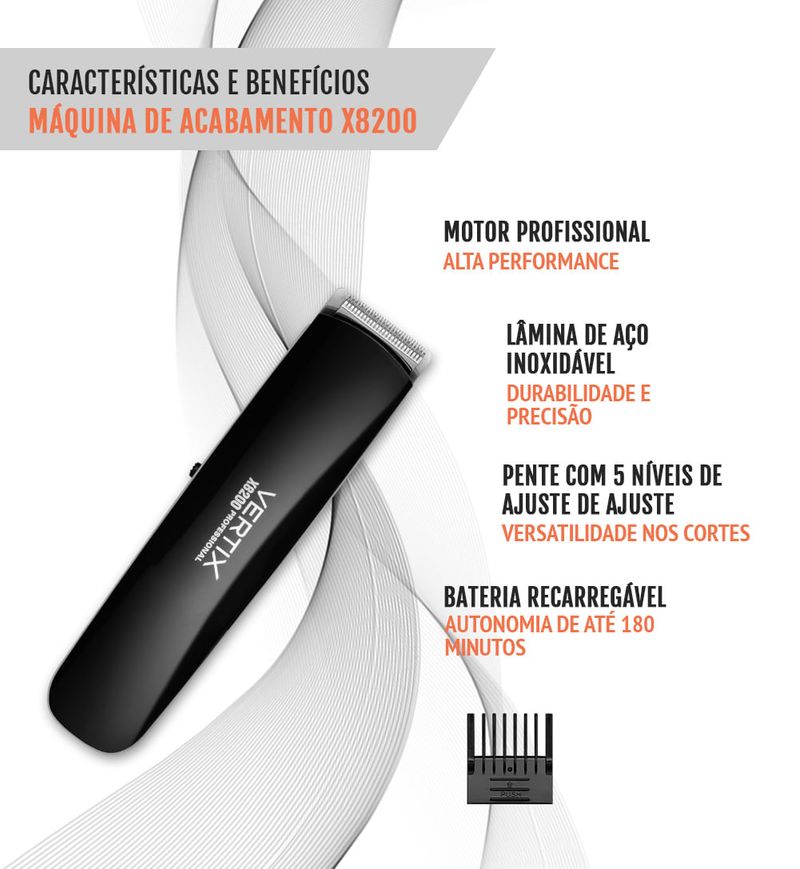 Maquina-de-Acabamento-Profissional-Sem-Cabo-Vertix-X8200-Bivolt