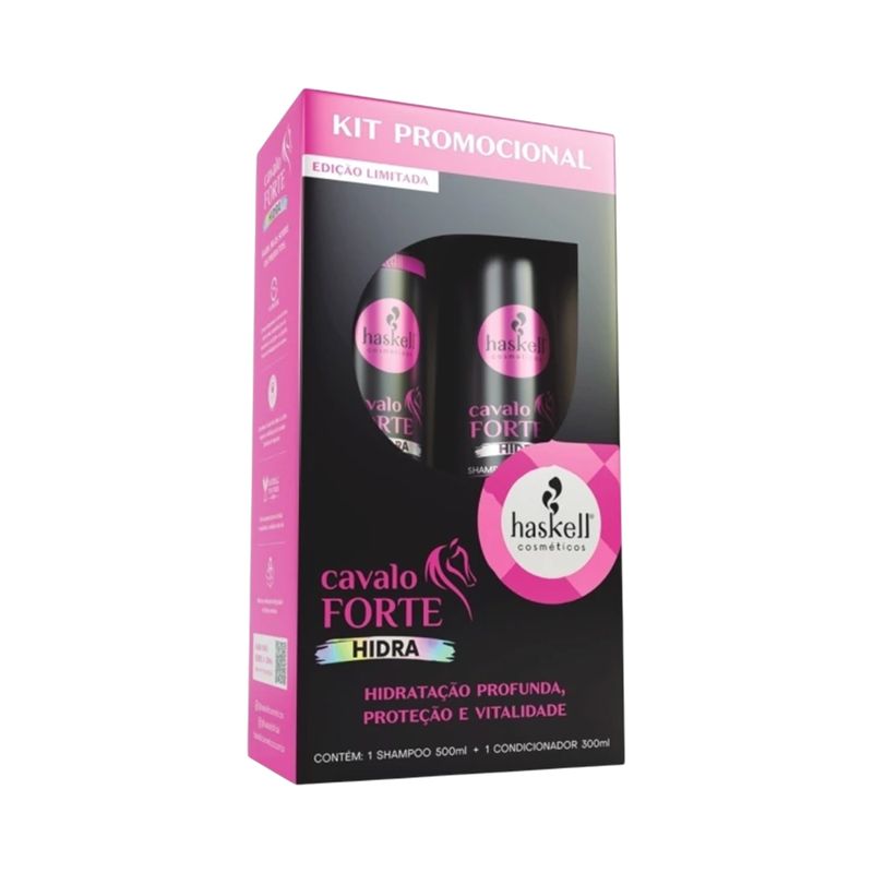 Kit-Haskell-Shampoo-500ml---Condicionador-300ml-Cavalo-Forte-Hidra---7898610377420---img01