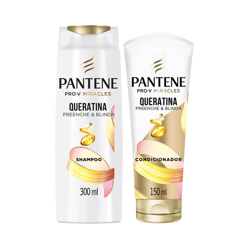 Kit-Pantene-Shampoo-300ml---Condicionador-150ml-Queratina-Preenche-e-Blinda---7500435233644---img02