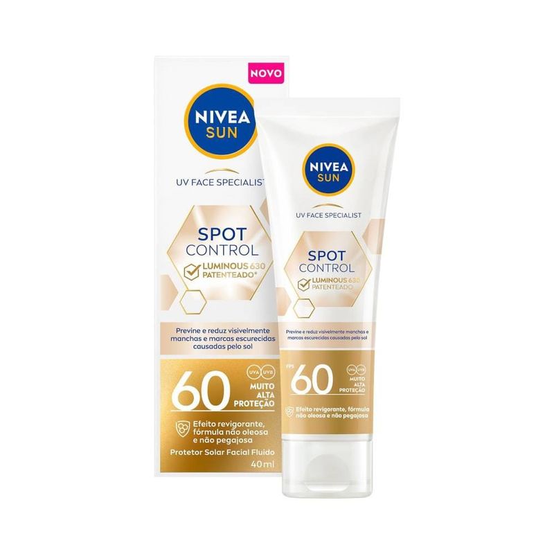 Protetor-Solar-Facial-Nivea-Sun-Fluido-Spot-Control-Luminous-630-FPS-60-40ml_4006000003726_img01