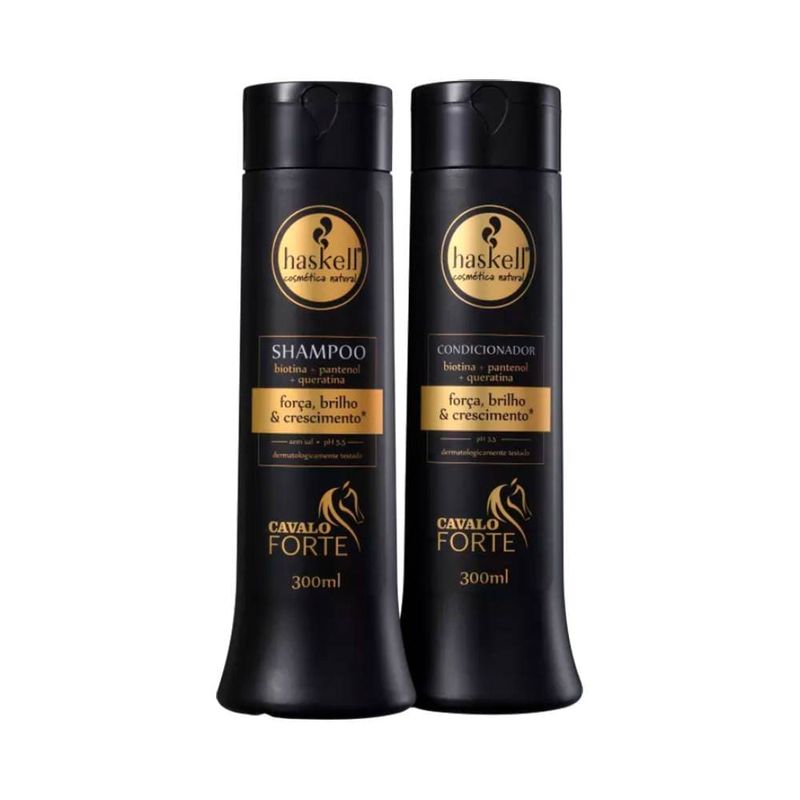 Kit-Haskell-Shampoo---Condicionador-Cavalo-Forte-300ml_7898610375952_img01