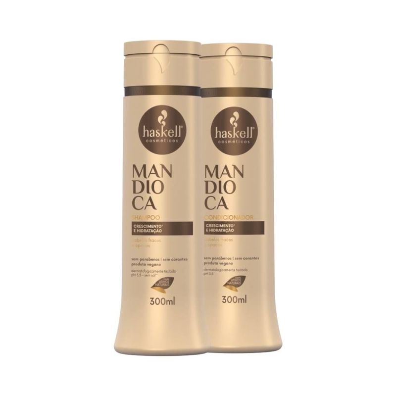 Kit-Haskell-Shampoo---Condicionador-Mandioca-300ml_7898610373682_img01