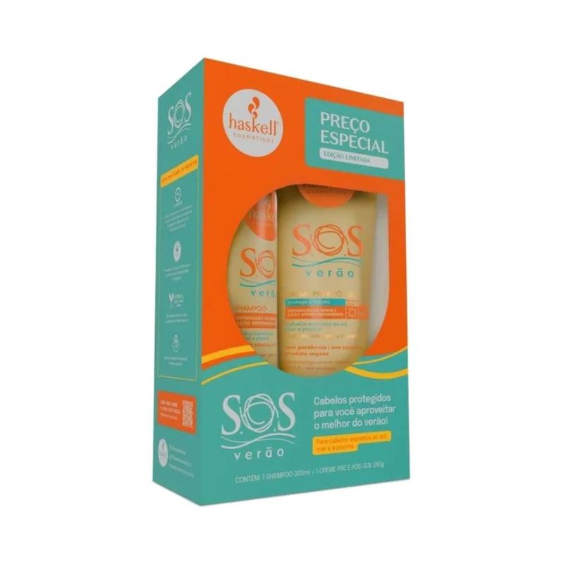 Kit-Haskell-Shampoo-300ml---Creme-Pre-e-Pos-Sol-240g-SOS-Verao_7898610378151_img02