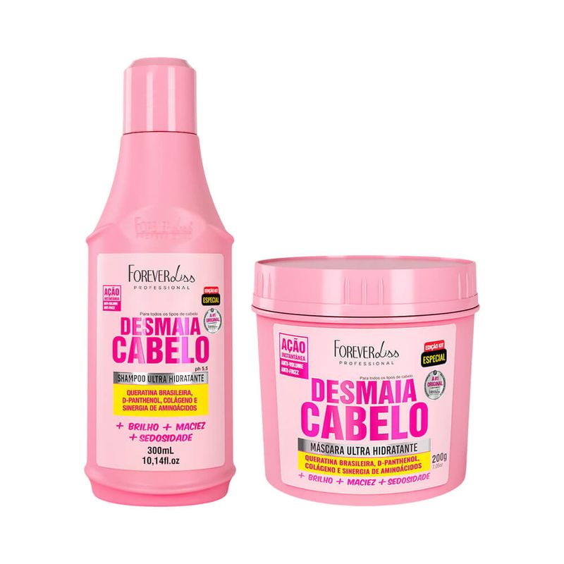 Kit-Forever-Liss-Desmaia-Cabelo-Shampoo-300ml---Mascara-200g---7908038600755---img01