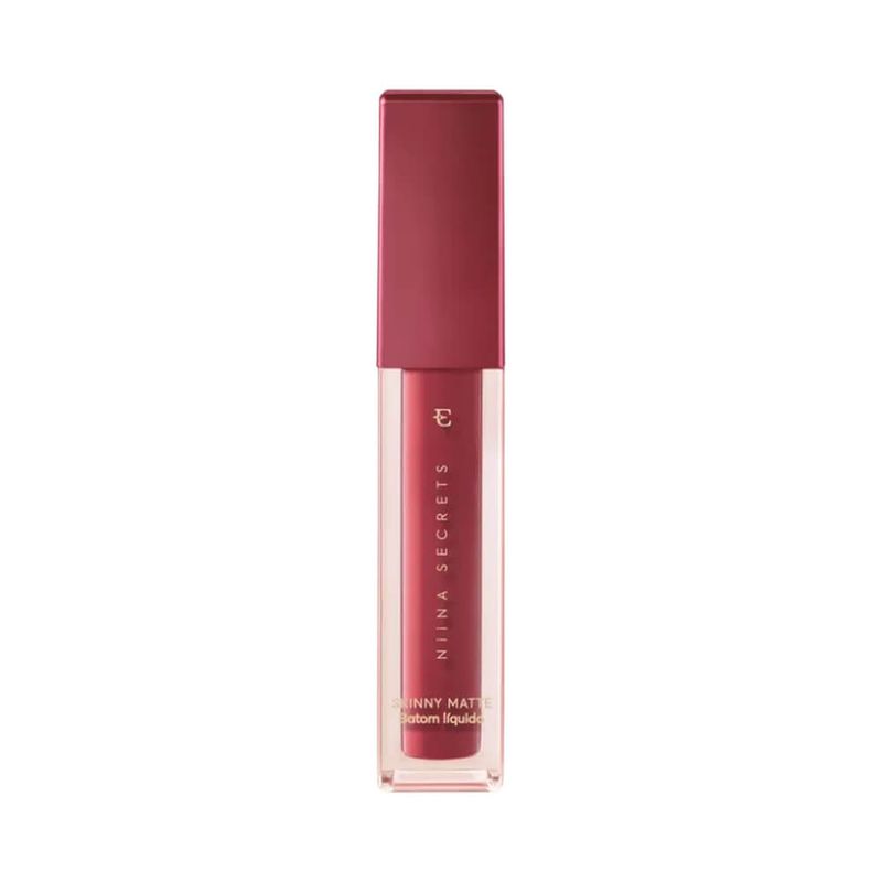 Batom-Liquido-Niina-Secrets-Skinny-Matte-Marsala-Magnolia---7891033506040---img01