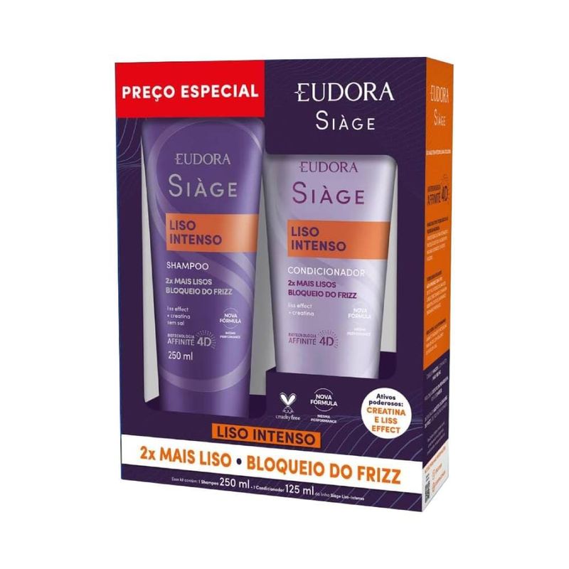 Kit-Siage-Liso-Intenso-Shampoo-250ml---Condicionador-125ml_7891033545964_img01