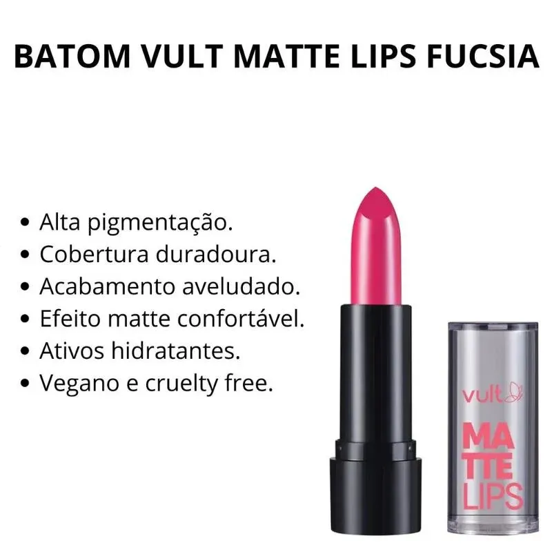Batom-Matte-Vult-Lips-Rosa-Fucsia---Imagem-2