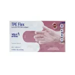 Luva-Volk-TPE-Flex-Transparente-c--100-G---Imagem-1
