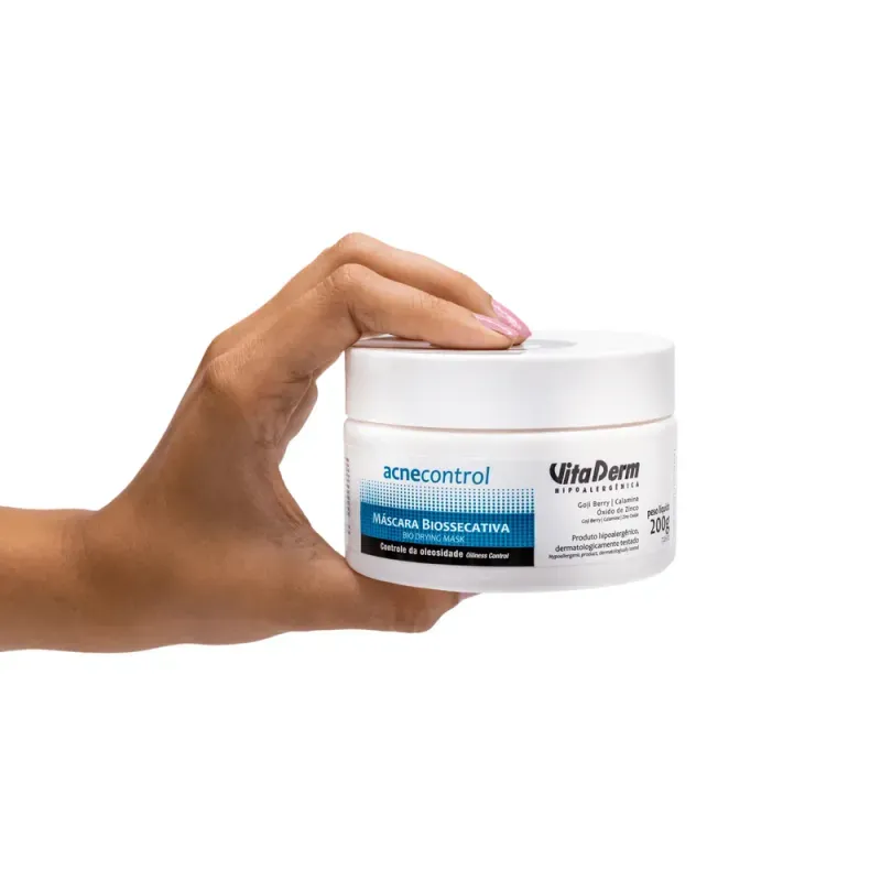 Mascara-Facial-Biossecativa-Vita-Derm-Controle-de-Oleosidade-200g---Imagem-1