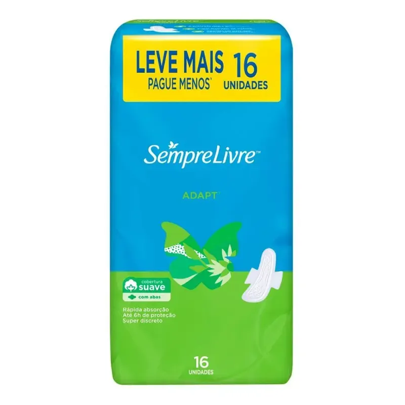 Absorvente-Externo-Sempre-Livre-Adapt-Cobertura-Suave-com-abas-16-Unidades---Imagem-1