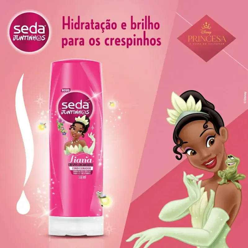Condicionador-Infantil-Seda-Juntinhos-Tiana-Crespos-Encantados-300ml---Imagem-1