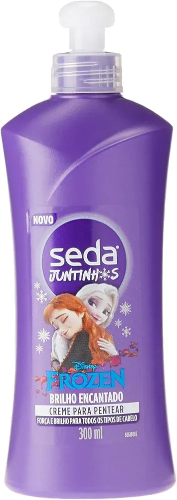 Creme-para-Pentear-Seda-Juntinhos-Frozen-Brilho-Encantado-300ml---Imagem-1