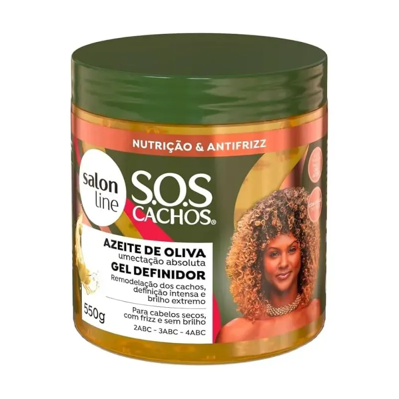 Kit-Salon-Line-SOS-Cachos-Azeite-de-Oliva-Ativador-de-Cachos---Gel-Definidor---Imagem-1