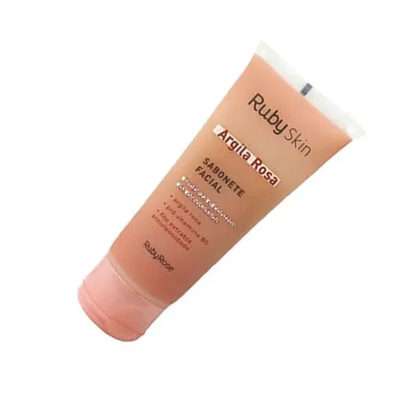 Sabonete-Facial-Ruby-Rose-Argila-Rosa-100ml---Imagem-1