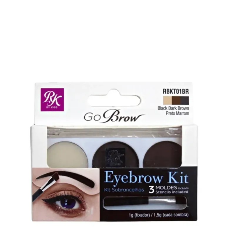 Kit-De-Sombra-Rk-By-Kiss-Para-Sobrancelha-Black-Dark---Imagem-1