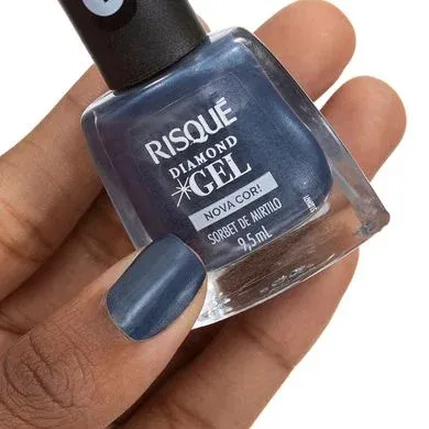 Esmalte-Risque-Diamond-Gel-Sorbet-de-Mirtilo-Metalico---Imagem-1