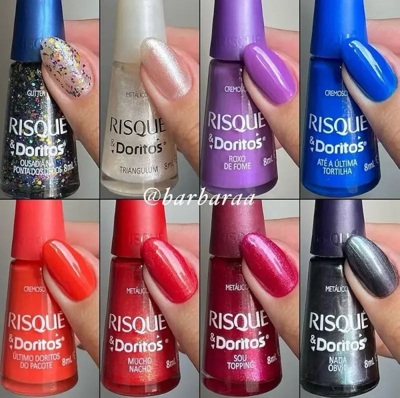 Kit-Esmalte-Risque---Doritos--8-cores----Imagem-1