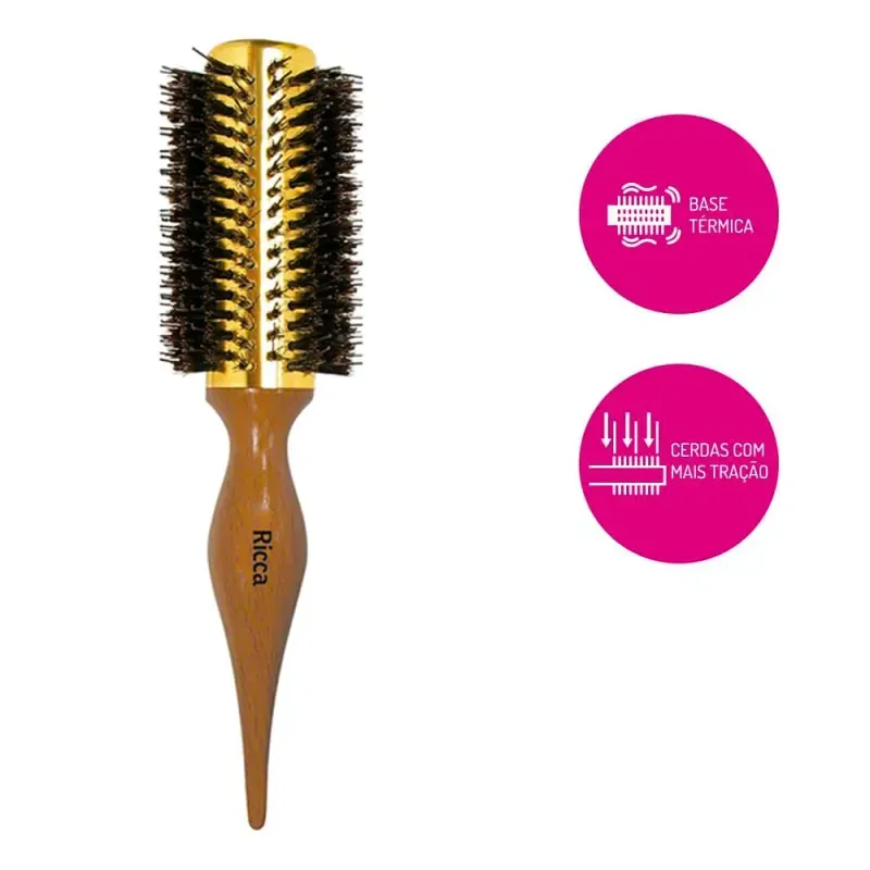 Escova-De-Madeira-Ricca-Salon-Metal-Point-25-417---Imagem-3