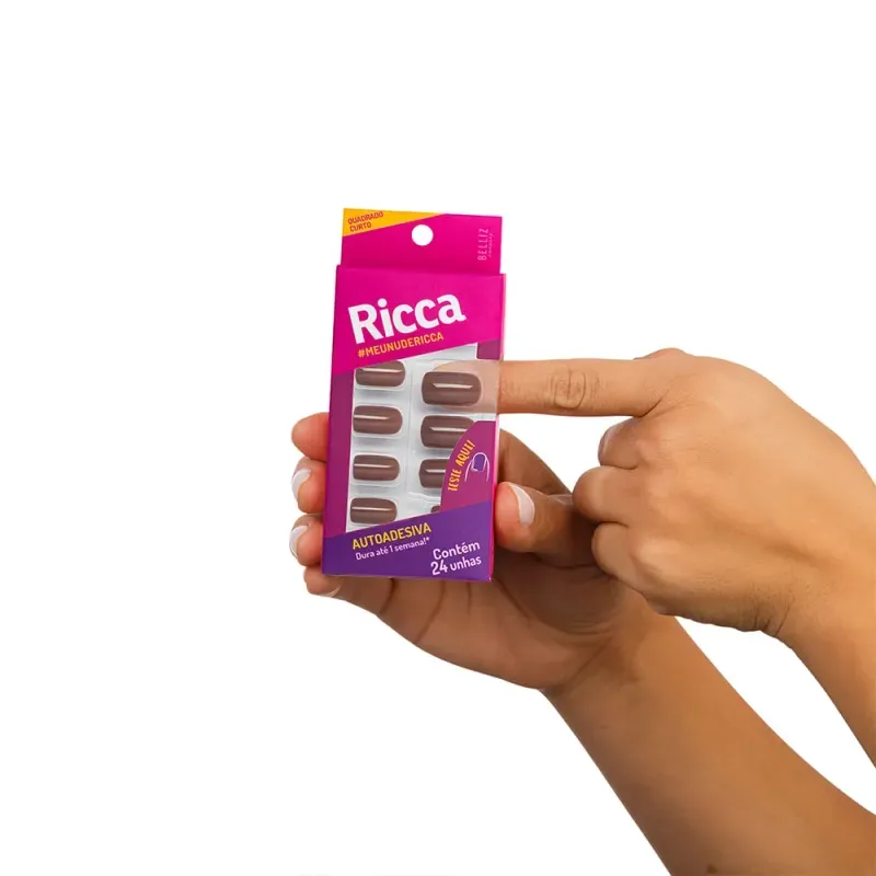 Unhas-Posticas-Ricca-Nude-Cappuccino--1975----Imagem-1