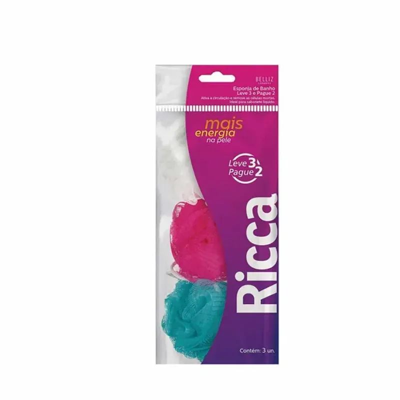 Esponja-Para-Banho-Ricca-Leve-3-Pague-2--0319----Imagem-1