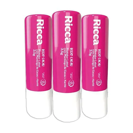 Protetor-Labial-Ricca-FPS15-Manteiga-de-Cacau---Karite---Imagem-1