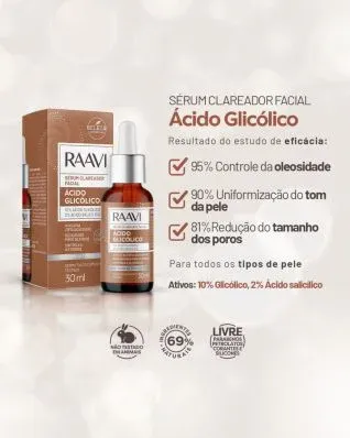 Serum-Facial-Clareador-Raavi-Acido-Glicolico-30ml---Imagem-3