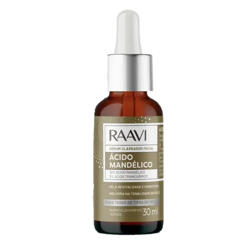Serum-Facial-Clareador-Raavi-Acido-Mandelico-30ml---Imagem-1