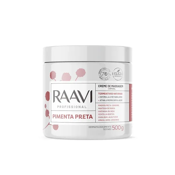 Kit-Raavi-Pimenta-Preta-Creme-de-Massagem---Fluido-Lipotermico---Imagem-2