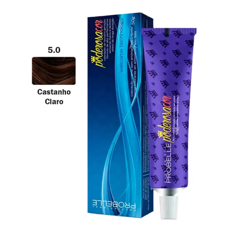 Tonalizante-Probelle-Poderosa-Cor-5.0-Castanho-Claro---Imagem-1