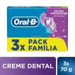 Kit-Creme-Dental-Oral-B-Escudo-AntiAcucar-Anticaries-com-3-Unidades---Imagem-1