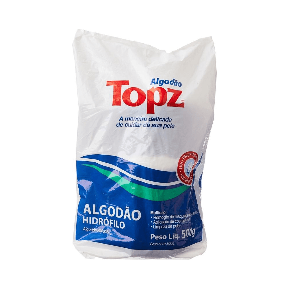 Algodão Topz Rolo 500g - Ikesaki