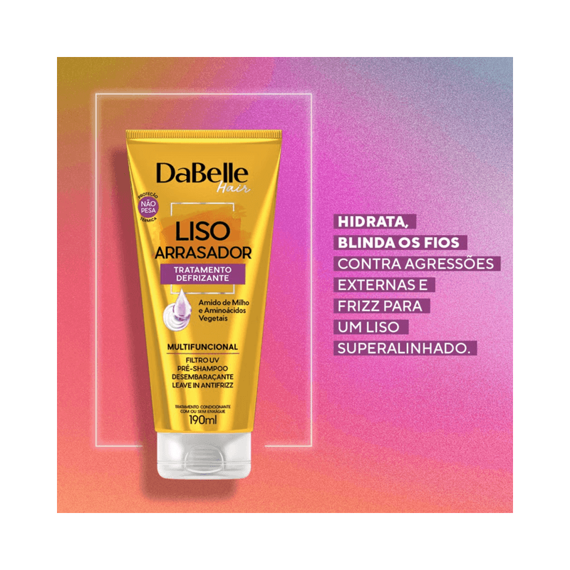 Oleo_Creme_DaBelle_Hair_Liso_Arrasador_Tratamento_Defrizante_190ml