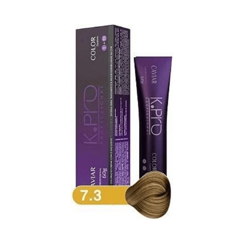 Coloracao_K-Pro_Caviar_7_3_Louro_Medio_Dourado