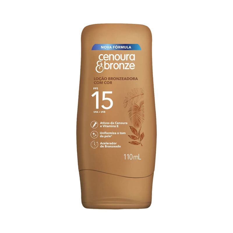 Locao-Bronzeadora-com-Cor-Cenoura-e-Bronze-FPS-15-110ml---7896108569487---img01