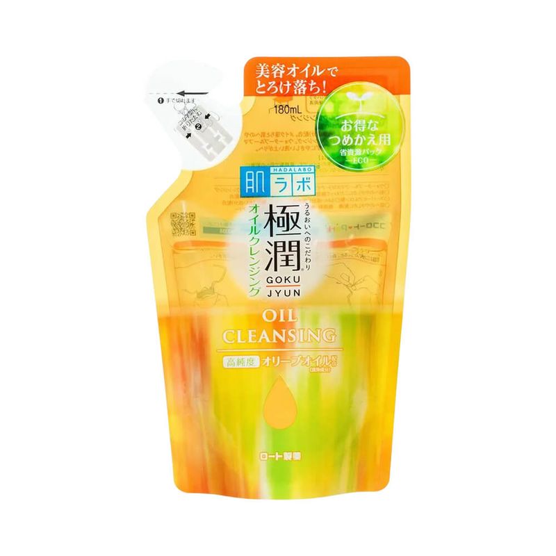 Cleansing-Oil-Hada-Labo-Gokujyun-Refil-180ml---7898967229847---img01